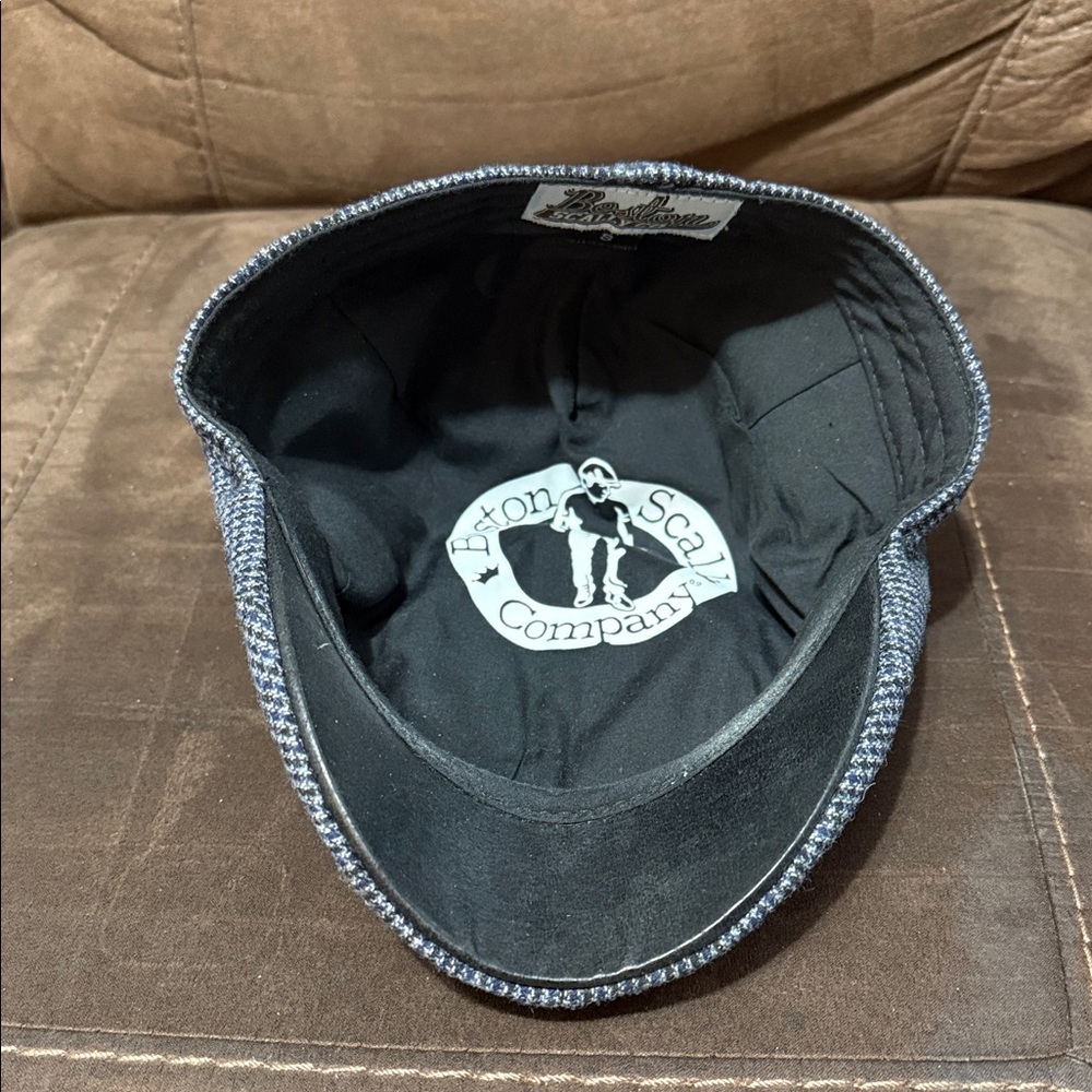 Blue Houndstooth Cap - Picture 2 of 6